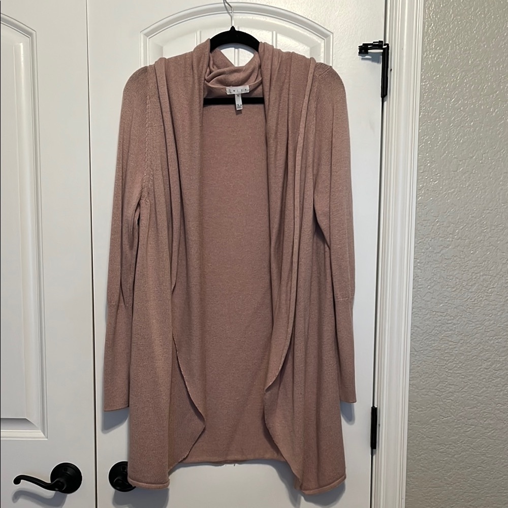 Leith Duster Cardigan | Dusty Rose | Size XL | EUC | RN58665